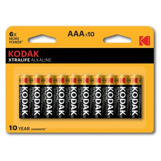 Baterie alkaliczne Kodak XTRALIFE AAA LR03 10 szt.