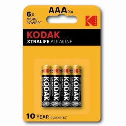 Baterie alkaliczne Kodak XTRALIFE AAA LR03 4 szt.