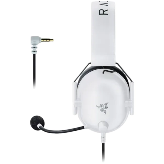 Razer BlackShark V2 X White przewodowe słuchawki gamingowe