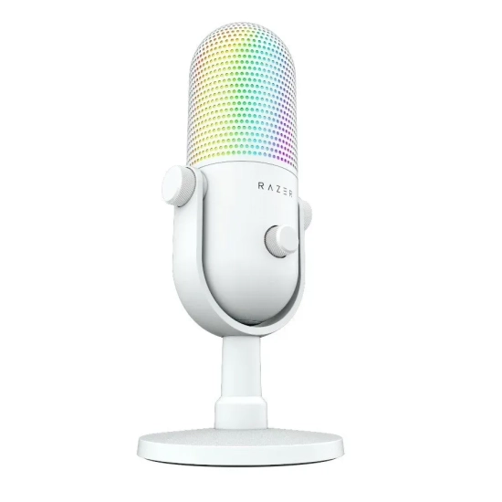 Mikrofon Razer Seiren V3 Chroma biały USB RGB