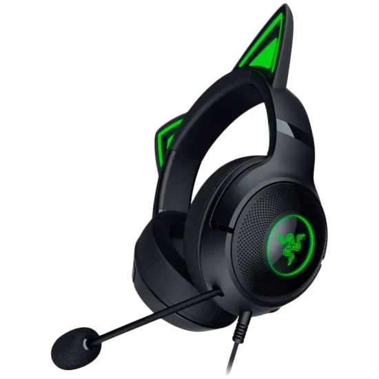 Razer Kraken Kitty V2 Black przewodowe słuchawki USB RGB