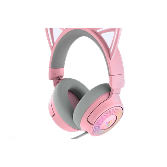 Razer Kraken Kitty V3 Pro Quartz bezprzewodowy headset RGB