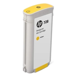 tusz HP NO 728 F9J65A, żółty, 130 ml