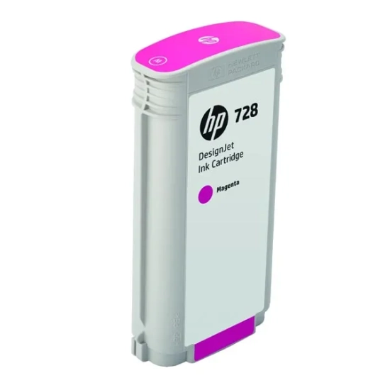 Oryginalny tusz HP 728 F9J66A, magenta, 130 ml