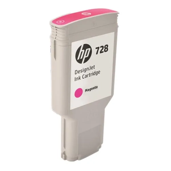 Oryginalny tusz HP 728 F9K16A, magenta, 300 ml
