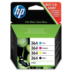 Oryginalny tusz HP 364 Combo pack 4-pack + paper N9J73AE