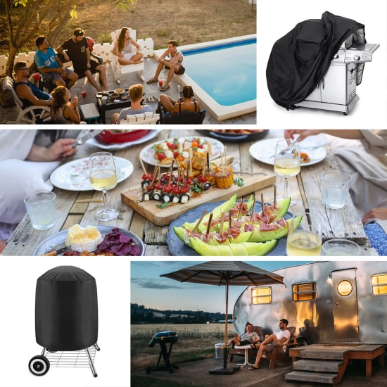 HURTEL Pokrowiec plandeka osłona na grilla rower motor meble ogrodowe XL