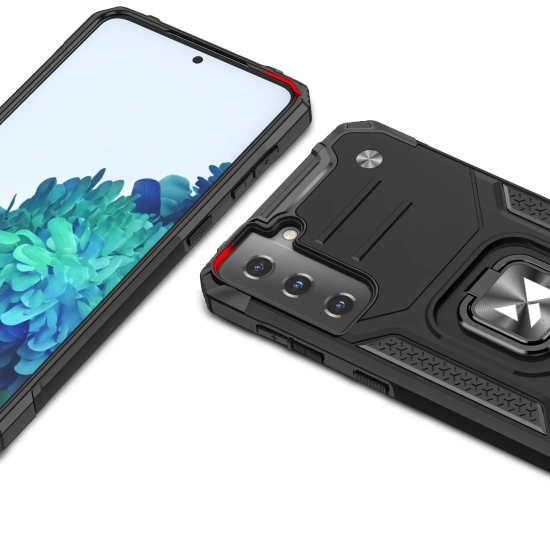 WOZINSKY Pancerne hybrydowe etui z magnetycznym uchwytem do Samsung Galaxy
