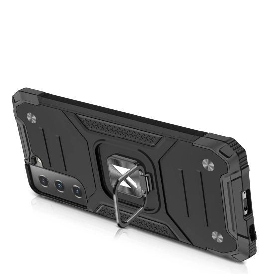 WOZINSKY Pancerne hybrydowe etui z magnetycznym uchwytem do Samsung Galaxy