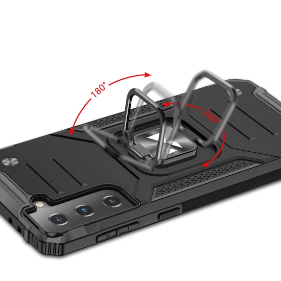 WOZINSKY Pancerne hybrydowe etui z magnetycznym uchwytem do Samsung Galaxy