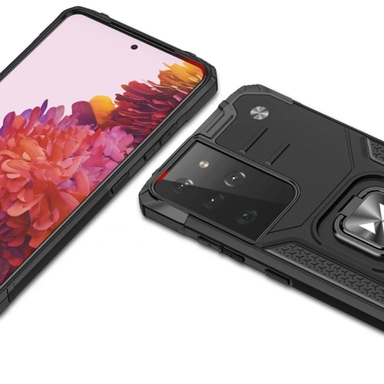 WOZINSKY Pancerne hybrydowe etui z magnetycznym uchwytem do Samsung Galaxy