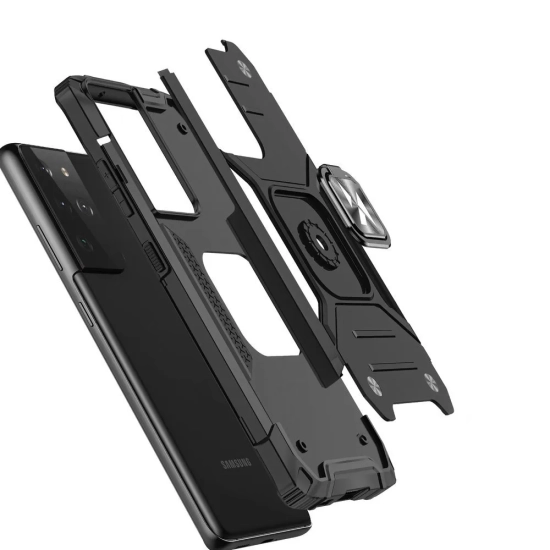 WOZINSKY Pancerne hybrydowe etui z magnetycznym uchwytem do Samsung Galaxy