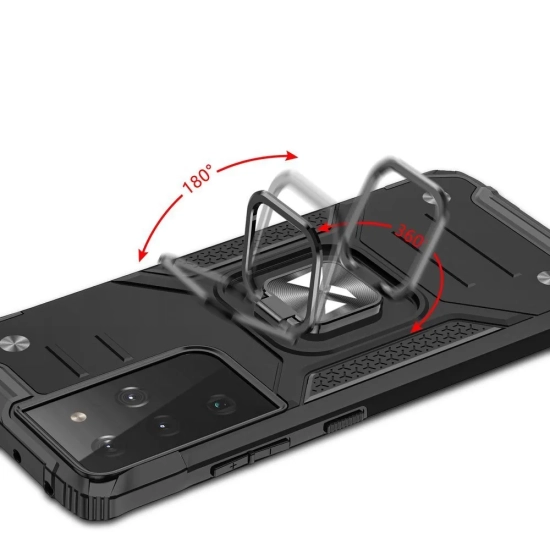 WOZINSKY Pancerne hybrydowe etui z magnetycznym uchwytem do Samsung Galaxy