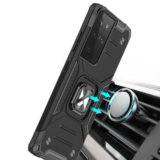 WOZINSKY Pancerne hybrydowe etui z magnetycznym uchwytem do Samsung Galaxy