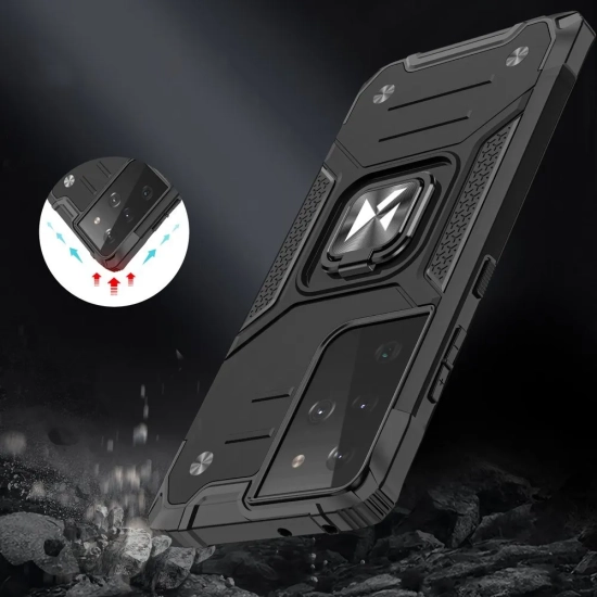 WOZINSKY Pancerne hybrydowe etui z magnetycznym uchwytem do Samsung Galaxy