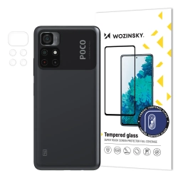 WOZINSKY Szkło hartowane 9H na cały aparat kamerę do Xiaomi Poco M4 Pro 5G