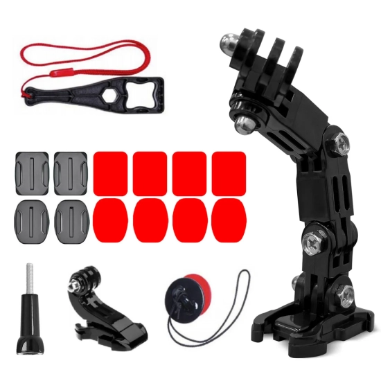 HURTEL Zestaw akcesoriów montażowych na kask do kamery sportowej GoPro DJI