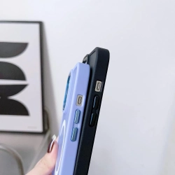 HURTEL Magnetyczne etui z MagSafe do iPhone 15 Plus otworki pod smycz