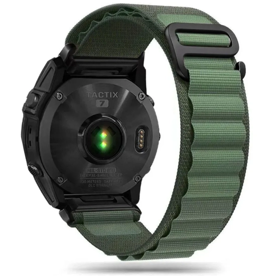 Pasek Tech-Protect Nylon Pro Garmin Fenix 5/6/7 22 mm zielony