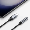 Tech-Protect Adapter przejsciówka USB-C - mini jack 3.5mm - czarny
