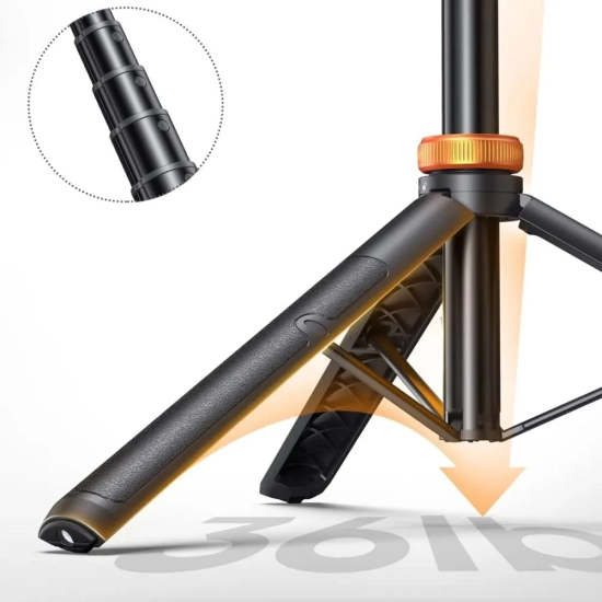 Tech-Protect Selfie stick kijek do zdjęć Bluetooth z pilotem tripodem