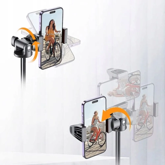 Tech-Protect Selfie stick kijek do zdjęć Bluetooth z pilotem tripodem