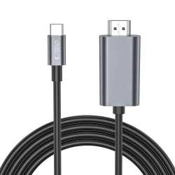 Tech-Protect Kabel przewód USB-C - HDMI 4K 60Hz 2m - czarny