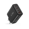 Tech-Protect Ładowarka sieciowa GaN 3x USB-C PD USB-A QC 100W- czarna