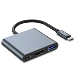 Tech-Protect 3w1 HUB rozdzielacz USB-C na USB-A USB-C PD 100W HDMI 4K 30Hz