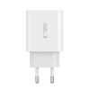 Tech-Protect Ładowarka sieciowa 2x USB-C PD / USB-A QC 30W - biała