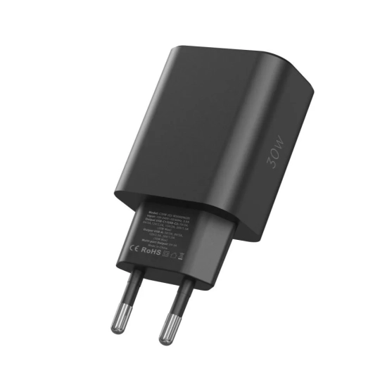 Tech-Protect Ładowarka sieciowa 2x USB-C PD / USB-A QC 30W - biała