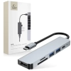 Tech-Protect 6w1 HUB rozdzielacz USB-C na USB-A USB-C HDMI micro SD / TF /
