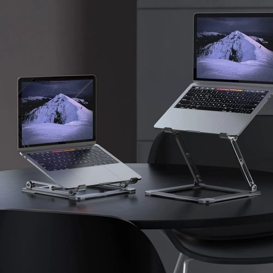 Tech-Protect Podstawka uniwersalna rozkładana na laptop do 17'' - szara