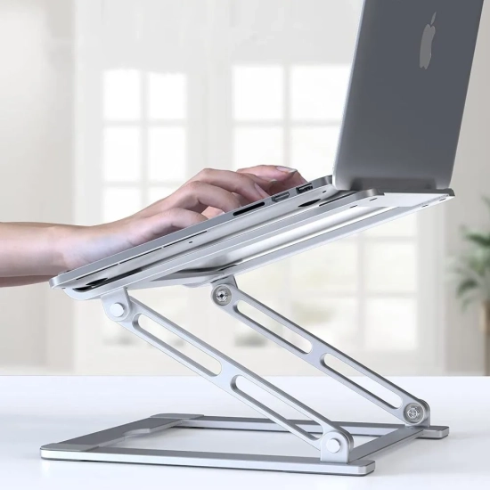 Tech-Protect Podstawka uniwersalna rozkładana na laptop do 17'' - szara