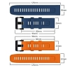 Tech-Protect Pasek na Garmin Fenix 5 / 6 / 6 Pro / 7 IconBand - czarny