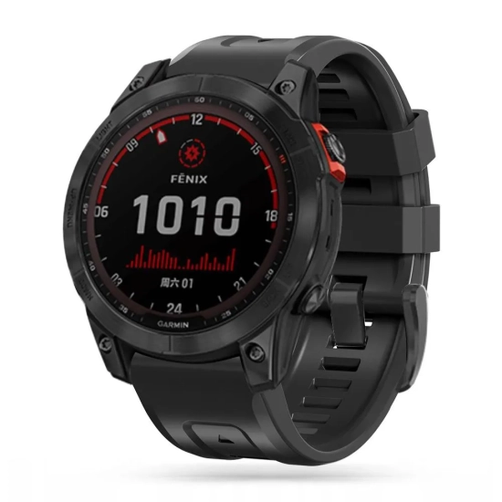 Tech-Protect Pasek na Garmin Fenix 5 / 6 / 6 Pro / 7 IconBand - czarny