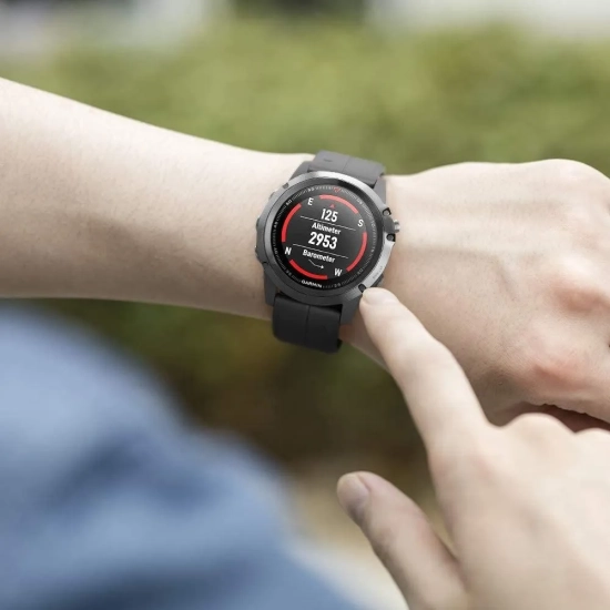 Tech-Protect Pasek na Garmin Fenix 5 / 6 / 6 Pro / 7 IconBand - czarny