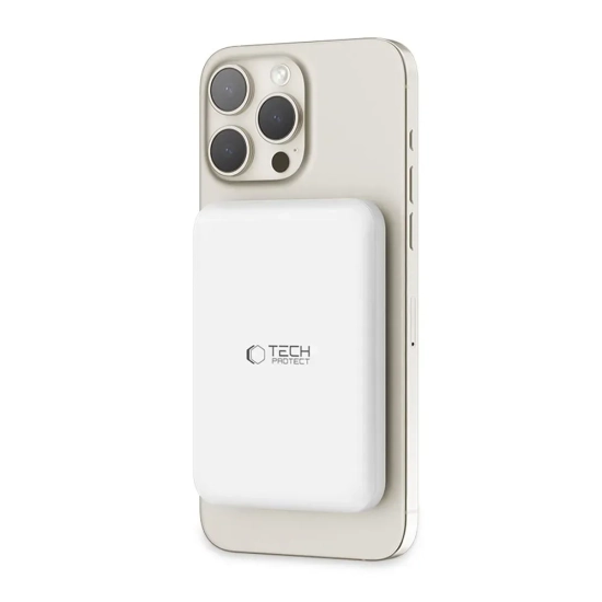 Powerbank Tech-Protect PB10 LifeMag 5000mAh 15W biały