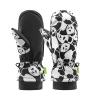 Qunature Rękawiczki narciarskie dziecięce bez palców Panda Heat rozmiar S