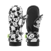 Qunature Rękawiczki narciarskie dziecięce bez palców Panda Heat rozmiar S