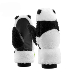 Qunature Rękawiczki narciarskie Panda dla dzieci i dorosłych rozmiar S