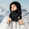 Qunature Ciepła kominiarka z futerka zimowa narciarska Arctic Velvet