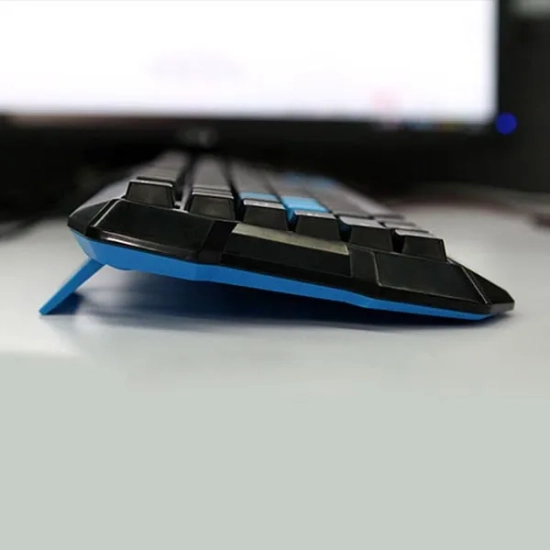 Klawiatura E-BLUE Polygon przewodowa (USB) US, czarna EKM075BK