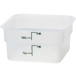 CAMBRO Pojemnik spożywczy CamSquare 1.9 l 185x185x100 mm - transparentny