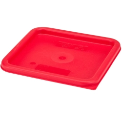 CAMBRO Pokrywka do pojemnika CamSquare 5.7/7.6 l 227x227 mm - czerwona